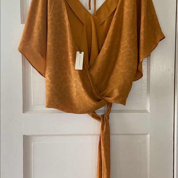 Anthropologie Current Air wrap blouse size XL - Picture 6 of 6